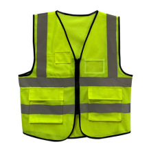 Classe 2 Améliorez le gilet de sécurité à haute vis réfléchissant